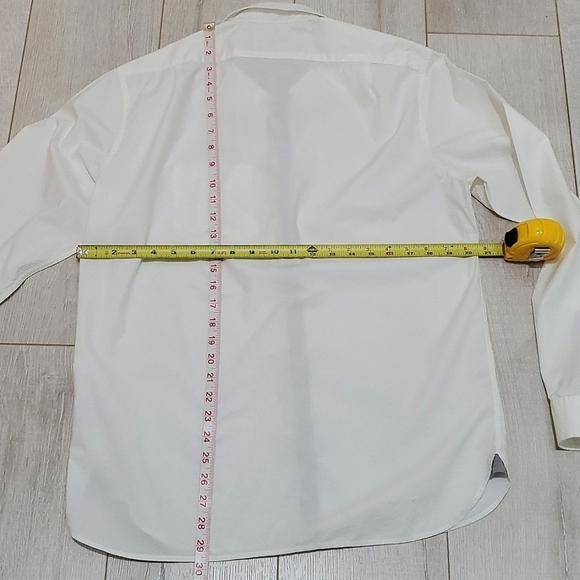 AMERICAN EAGLE, MAN'S SHIRT, Sz M, WHITE, SLIM FIT, COTTON, NEW - Picture 5 of 9